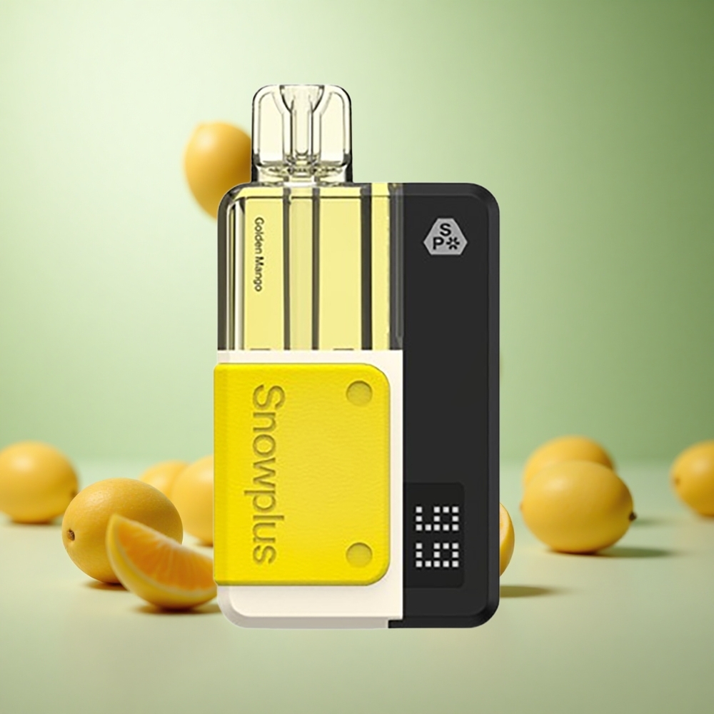Snowplus Swift 5000 Puffs Χρυσό Mango Greece vape wholesale 1000 mAh Dual Mesh