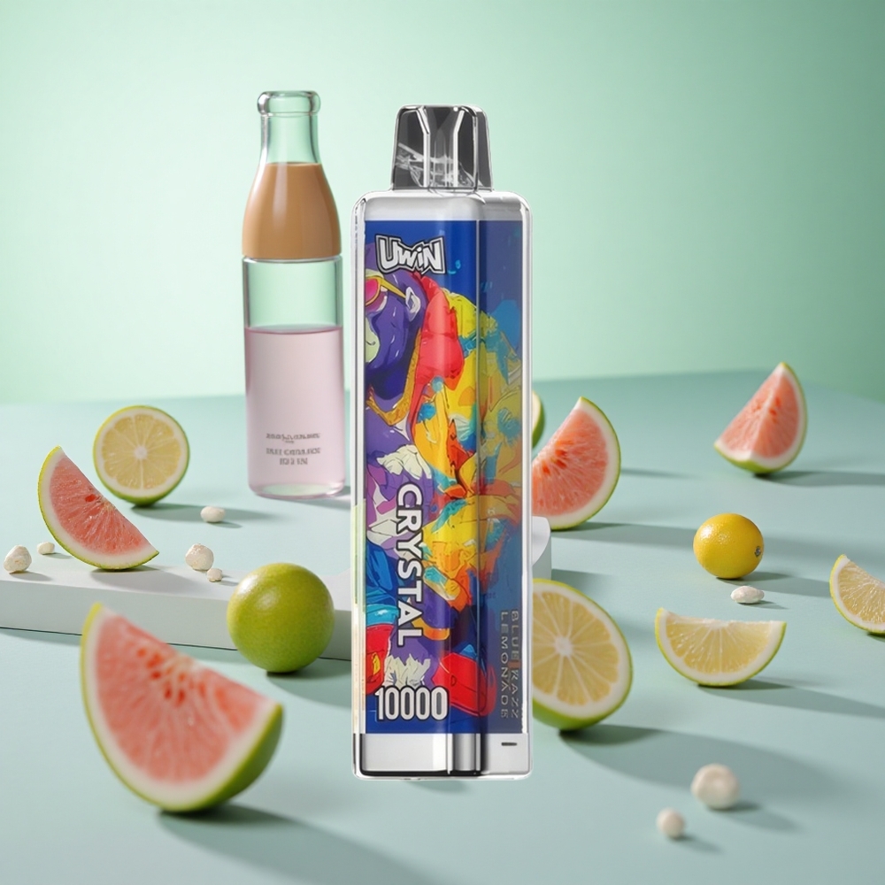 UWIN Crystal 10000 Puffs Μπλε Ρασ Λεμονάδα Greece vape wholesale 18ml