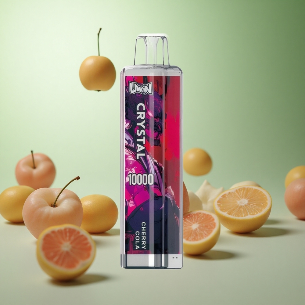UWIN Crystal 10000 Puffs Κεράσι Κόλα Greece vape wholesale RGB φώτα