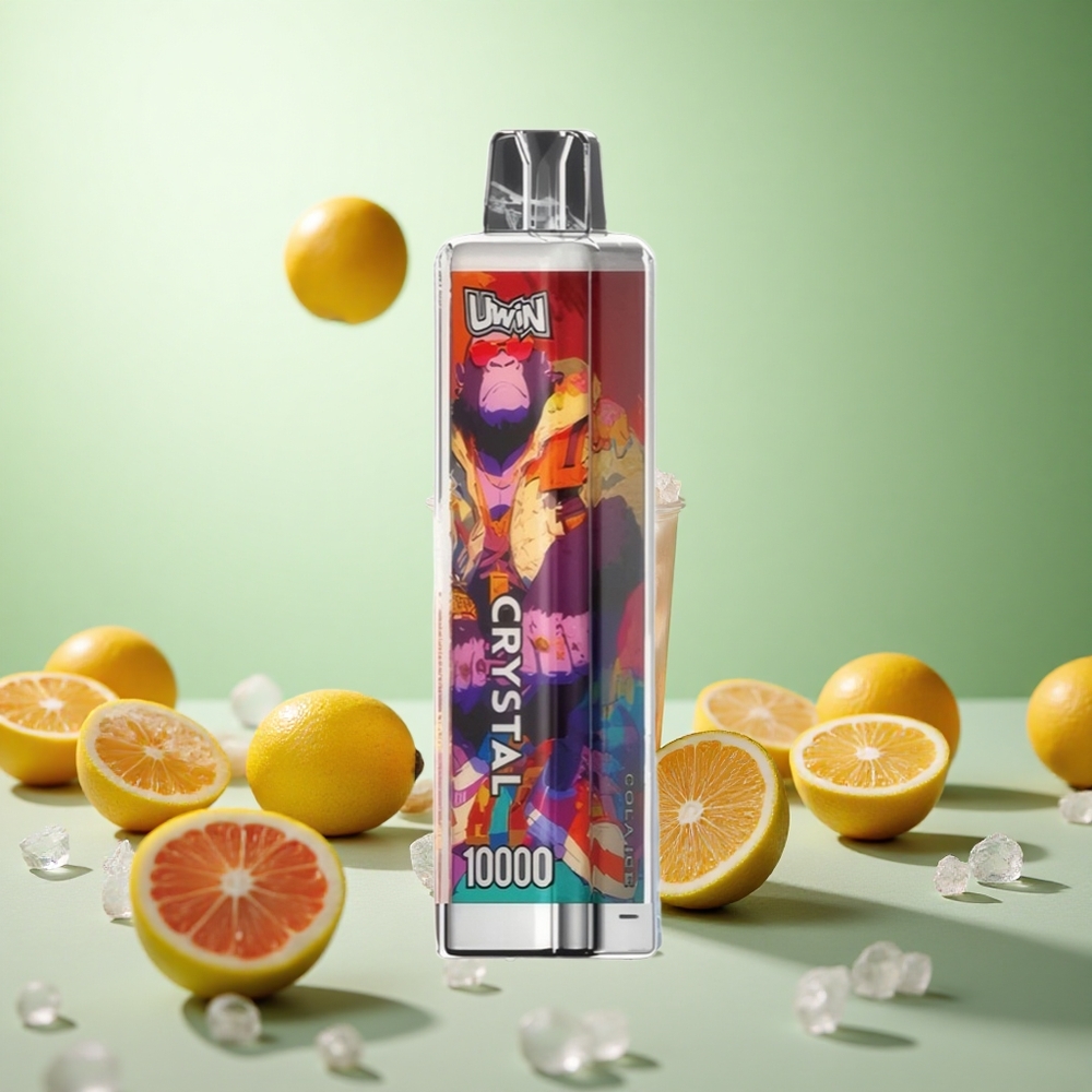 UWIN Crystal 10000 Puffs Κόλα Πάγος Greece vape wholesale με RGB φώτα