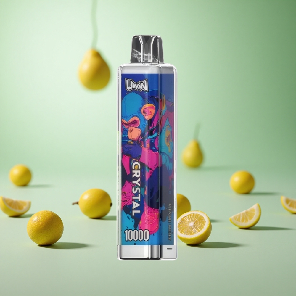 UWIN Crystal 10000 Puffs Miami Μέντα Greece vape wholesale RGB φώτα
