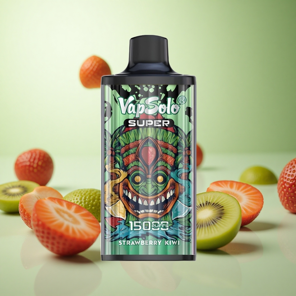 Vapsolo Super 15000 Puffs Φράουλα-Κίβι Greece vape wholesale 40ml E-Liquid 850mah Mesh Coil