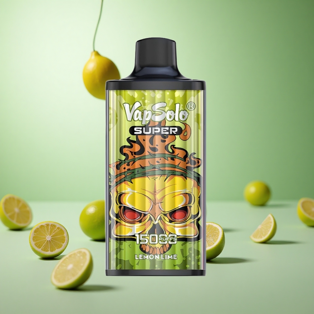 Vapsolo Super 15000 Puffs Λίμα Λεμόνι Greece vape wholesale 40ml