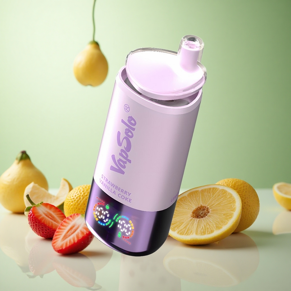 VapSolo Triple 30000 Puffs Φράουλα Βανίλια Coca-Cola Greece vape wholesale 40ml 3 δεξαμενές