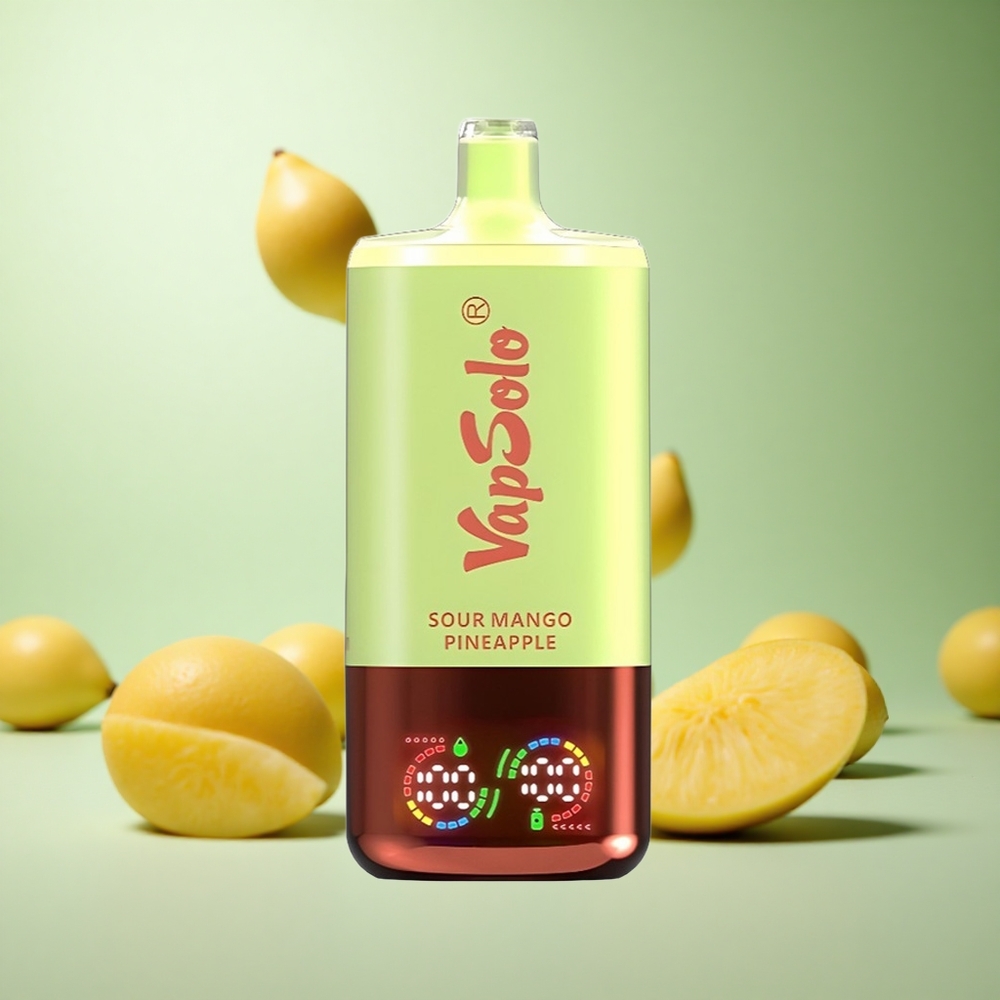 VapSolo Triple 30000 Puffs Ξινή Μάνγκο Ανανάς Greece vape wholesale 40ml 20/50mg/ml Νικοτίνη