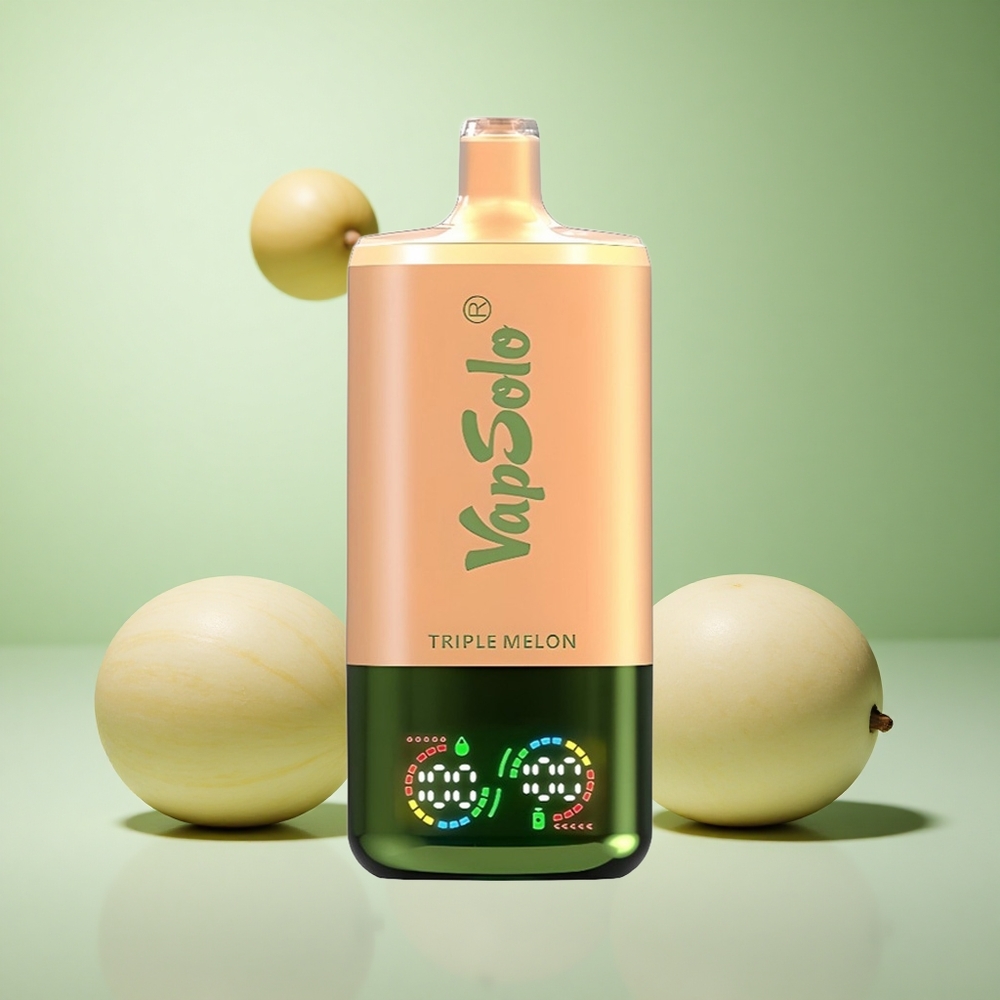 VapSolo Triple 30000 Puffs Τριπλό Πεπόνι Greece vape wholesale 40ml Τύπος-C