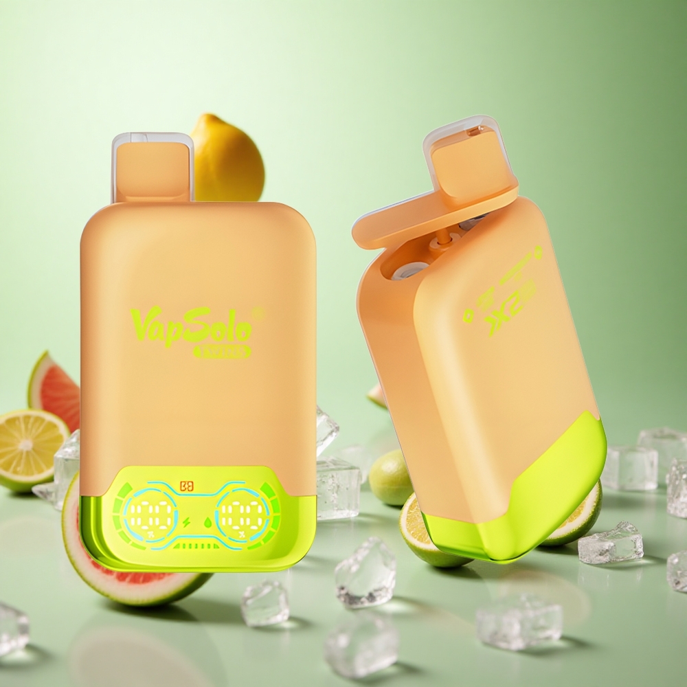 Vapsolo Twins 20000 Puffs Λεμόνι Λάιμ & Καρπούζι Πάγος Greece vape wholesale 40ml 2 δεξαμενές