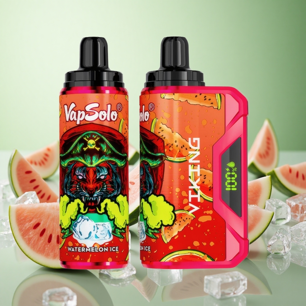 VapSolo VIKING 12000 Ψυχές Αναψυκτικό Καρπούζι Greece vape wholesale Type-C