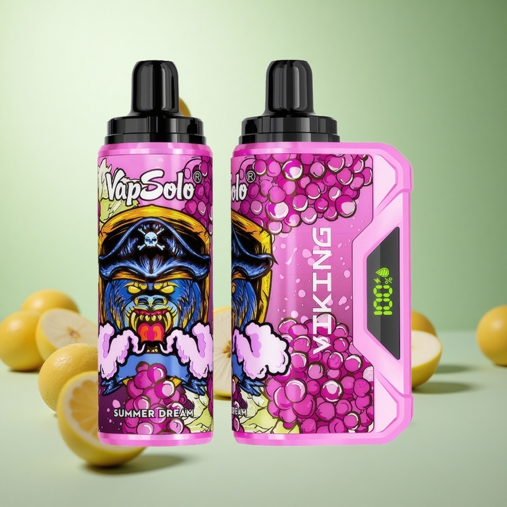 VapSolo VIKING 12000 Puffs Όνειρο Καλοκαιριού Greece vape wholesale Type-C