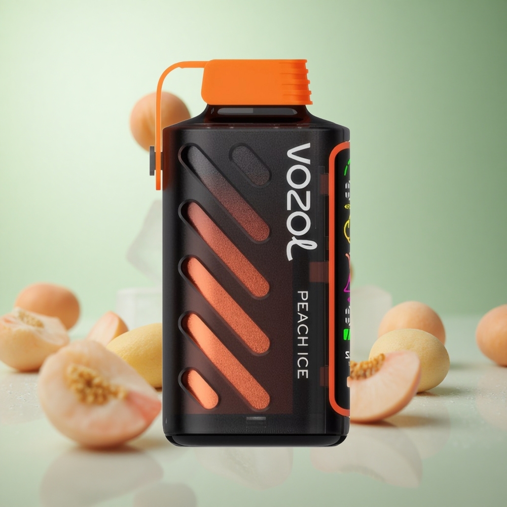VOZOL Gear Power 20000 Puffs Ροδάκινο Πάγο Greece vape wholesale S.i.L.C. Tech Πηνίο Διπλού Διχτυού
