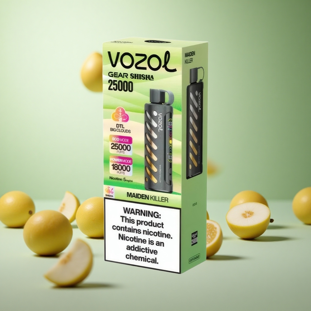 VOZOL Gear 25000 Puffs 30 Νόστιμες Γεύσεις Greece vape wholesale Dual Mesh Διπλή λειτουργία