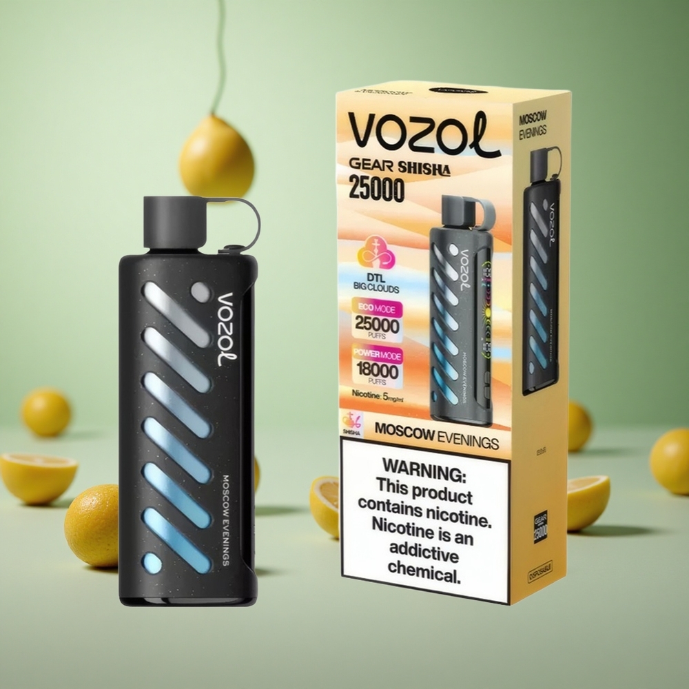 VOZOL Gear 25000 Puffs Μόσχα Βραδιές 30 Νόστιμες Γεύσεις Greece vape wholesale S.i.L.C Tech