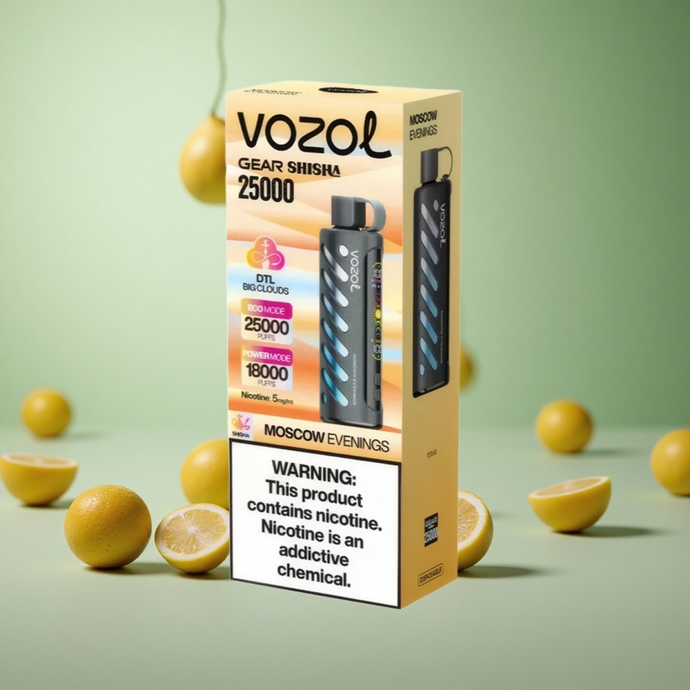 VOZOL Gear 25000 Puffs Μόσχα Βραδιές 30 Νόστιμες Γεύσεις Greece vape wholesale S.i.L.C Tech