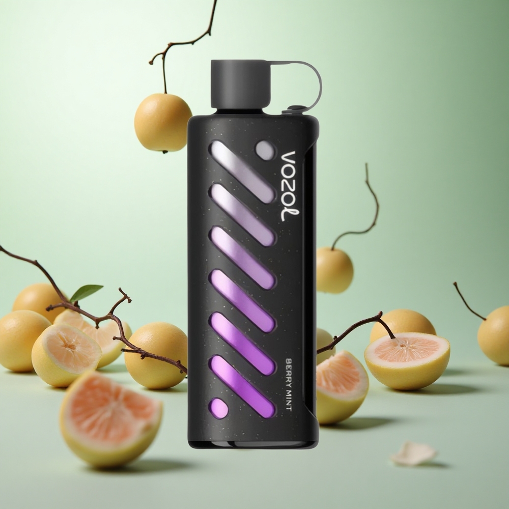 VOZOL Gear Shisha 25000 Puffs Μούρο Μέντα Greece vape wholesale S.i.L.C Tech Dual Mesh Διπλή λειτουργία