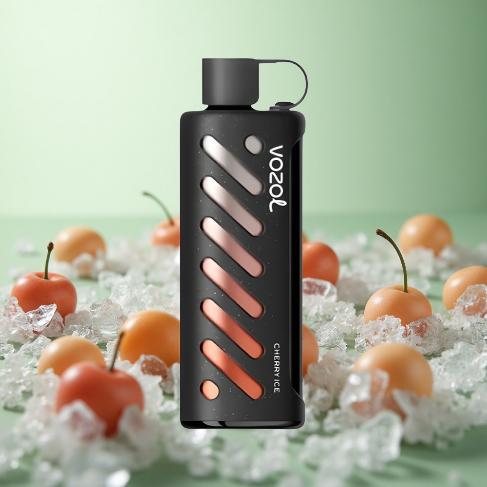 VOZOL Gear Shisha 25000 Puffs Κεράσι Πάγος Greece vape wholesale S.i.L.C Tech Dual Mesh