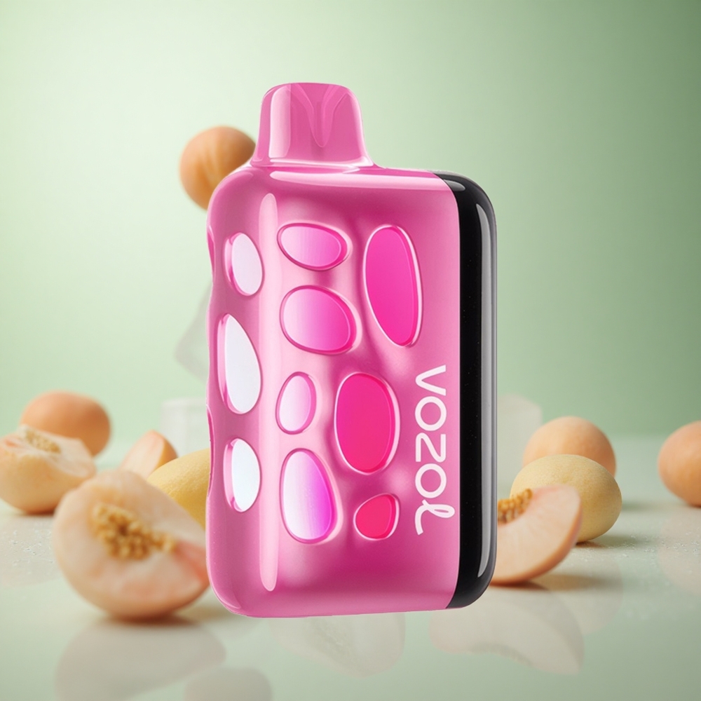 VOZOL RAVE 40000 Ροδάκινο Πάγο Greece vape wholesale 270 μοίρες Ζωντανό Σχέδιο Λάμψης