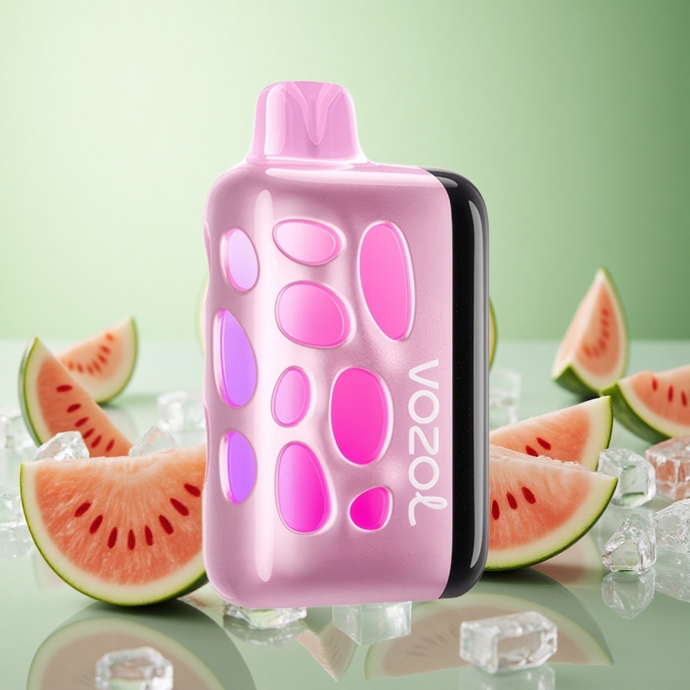 VOZOL RAVE 40000 Vape μιας χρήσης καρπούζι πάγος Greece vape wholesale 270 βαθμούς Vibrant Glow Design