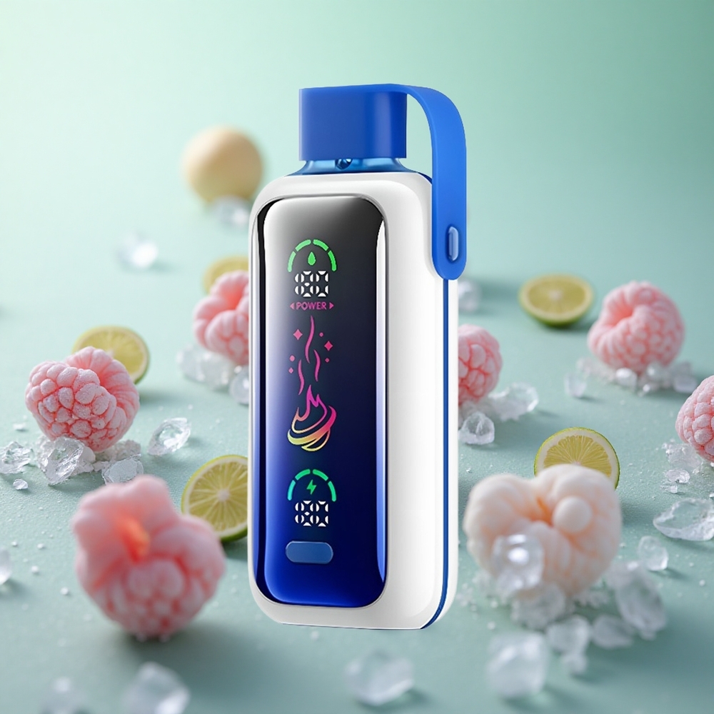 VOZOL Star 20000 Puffs Μπλε Βατόμουρο Πάγο Greece vape wholesale 2.2" HD καθρέφτης οθόνη