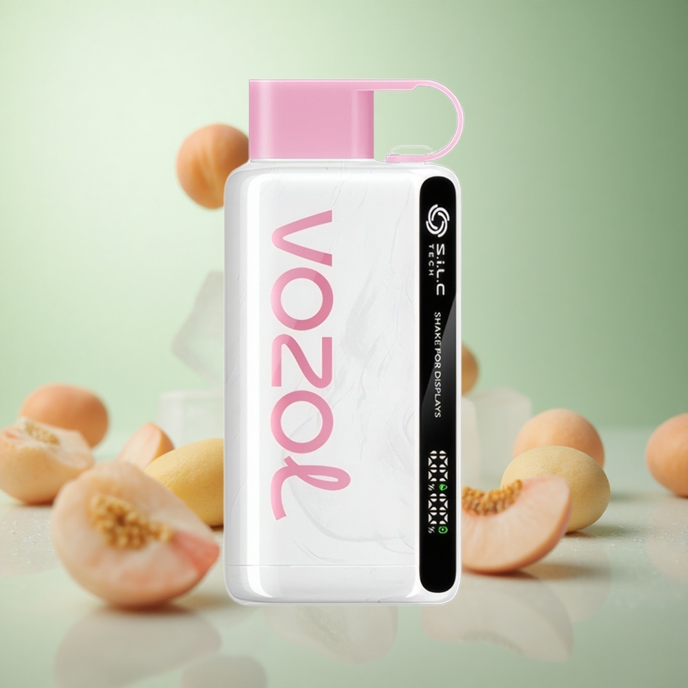 VOZOL STAR 9000/12000 Vape μιας χρήσης Ροδάκινο Πάγο Greece vape wholesale 9000/12000 Puffs 650mAh
