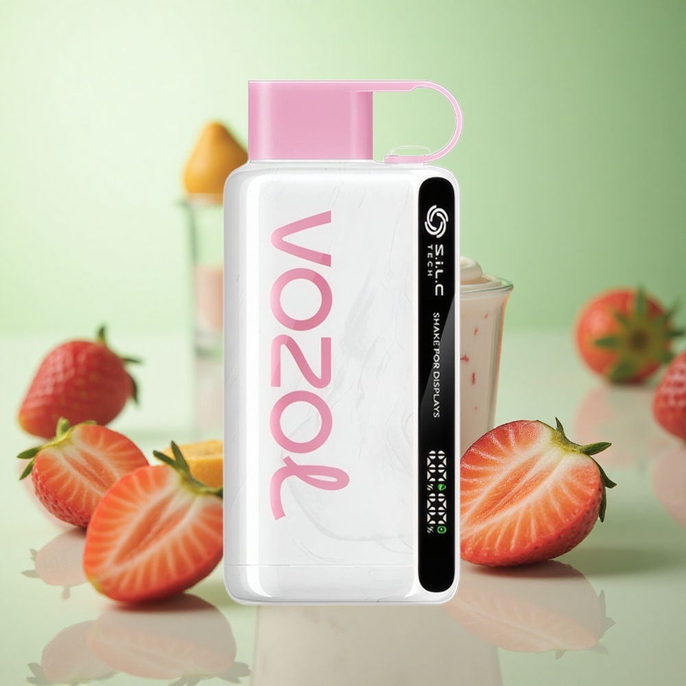 VOZOL STAR 9000/12000 Αφήστε Vape μιας χρήσης Φράουλα Παγωτό Greece vape wholesale S.i.L.C TECH