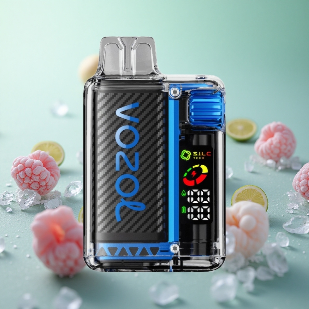 VOZOL Vista 20000 Puffs Μπλε Razz Πάγος Greece vape wholesale OLED Screen 650mAh