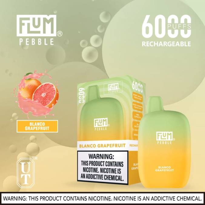 404V10 FLUM PEBBLE vape price - γκρέιπφρουτ blanco FLUM PEBBLES 6000 ρουφηξιές