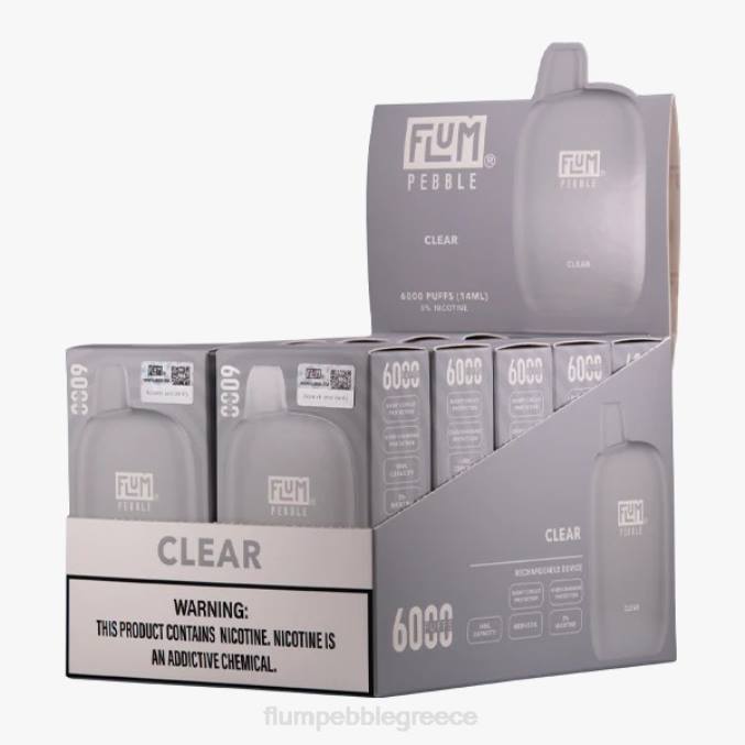 404V23 FLUM PEBBLE vape Greece - Σαφή FLUM PEBBLES 6000 ρουφηξιές 10 συσκευασίες