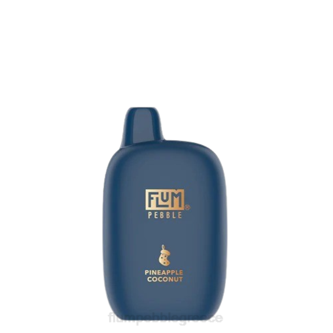 404V41 FLUM PEBBLE Greece - ανανά καρύδα FLUM PEBBLES 6000 ρουφηξιές (χριστουγεννιάτικη έκδοση)