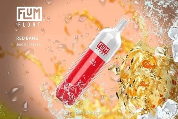 404V67 FLUM PEBBLE best flavor - κόκκινο κτύπημα FLUM FLOAT 3000 ρουφηξιές